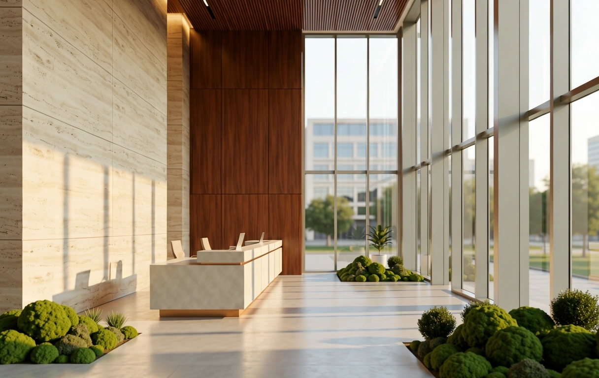 Vantage Bank interior lobby